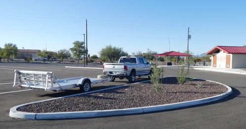 Paved Pull-Thru Spaces
