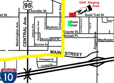 Staging Area Location
